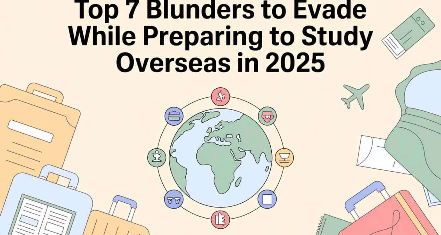 Top 7 Blunders to Evade While Preparing to Study Overseas in 2025